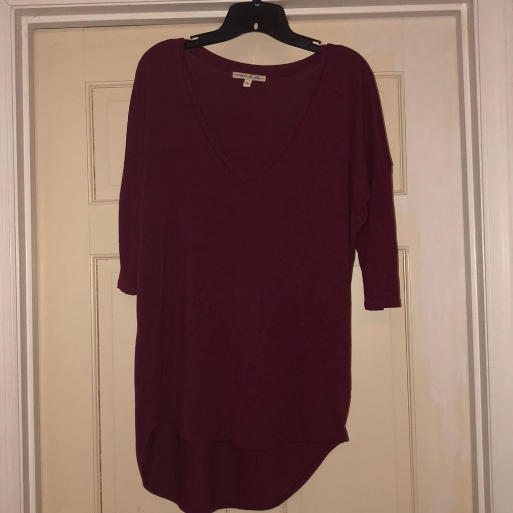 maroon dress